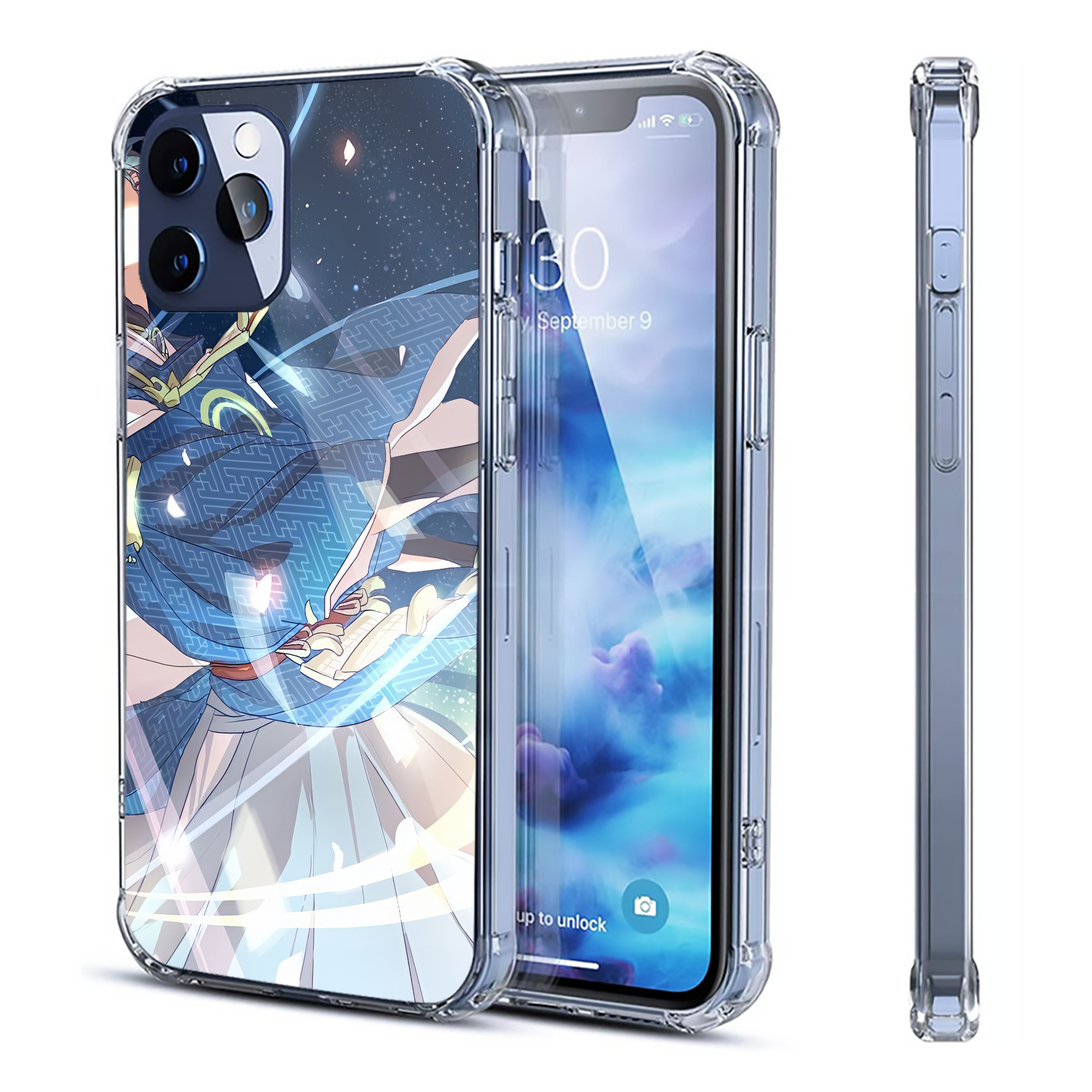 （画像用） 刀剣乱舞 Touken Ranbu 【iPhone 12シリーズ対応】透明スマホケース（クリアソフトケース）